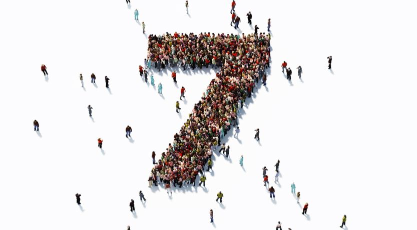 A graphic of the number 7 to illustrate The Seven “I Am” Statements of Jesus