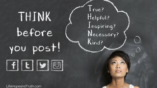 Before You Post on Social Media …