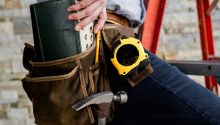 Announcing Five Tools for Spiritual Growth book: photo of man with Bible in his tool belt