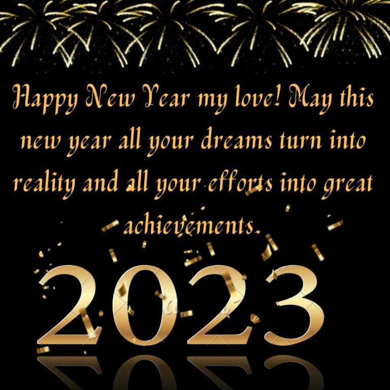 101+ Best Happy New Year Wishes For My Love. – ProGrowInLife