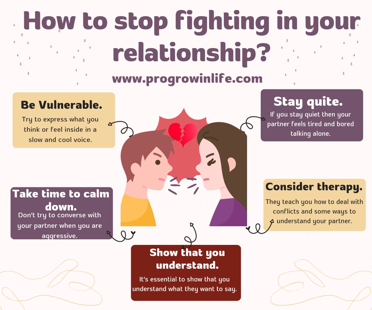 12 Proven Tips Help To Stop Fighting In A Relationship. – ProGrowInLife