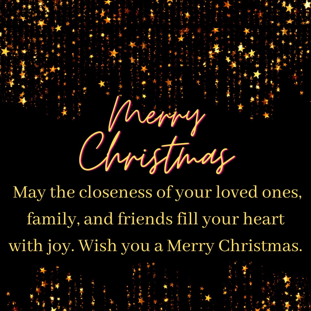 100 Best Merry Christmas Greetings Message For Near And Dear ...
