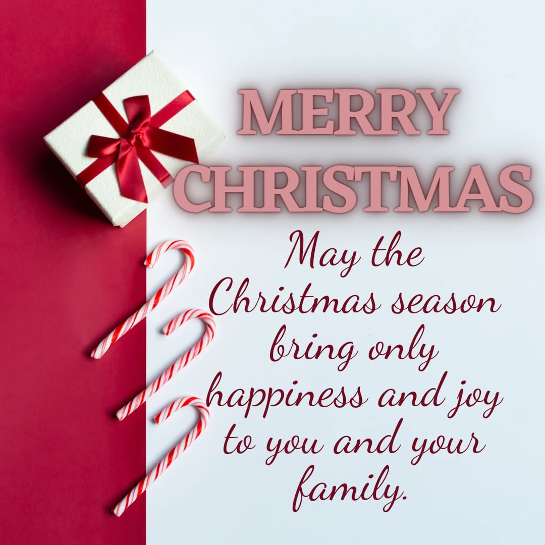 100 Best Merry Christmas Greetings Message For Near And Dear ...